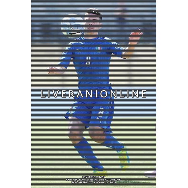 Legnano (MI) 27-04-2016 Stadio Giovanni Mari Amichevole Nazionale Under 20 Italia vs Danimarca nella foto Fabio Gerli (Italia - Santarcangelo) foto Roberto Garavaglia - ag. Aldo Liverani sas
