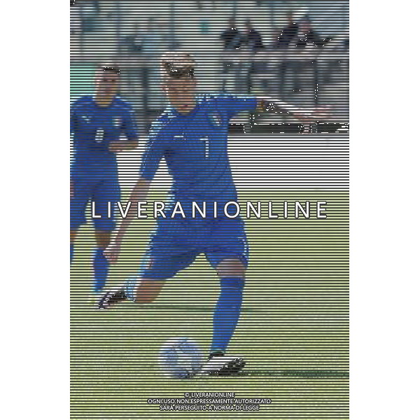 Legnano (MI) 27-04-2016 Stadio Giovanni Mari Amichevole Nazionale Under 20 Italia vs Danimarca nella foto Antonino La Gumina (Italia - Palermo) foto Roberto Garavaglia - ag. Aldo Liverani sas