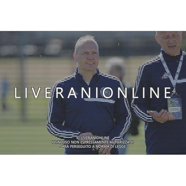 Legnano (MI) 27-04-2016 Stadio Giovanni Mari Amichevole Nazionale Under 20 Italia vs Danimarca nella foto Niels Frederikser allenatore Danimarca foto Roberto Garavaglia - ag. Aldo Liverani sas