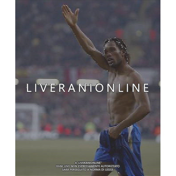 Didier Drogba Chelsea - Liverpool Carling Cup Final Millennium Stadium - Cardiff Date 27.02.05 FOTO MARCELLO POZZETTI-AGENZIA ALDO LIVERANI S A S 