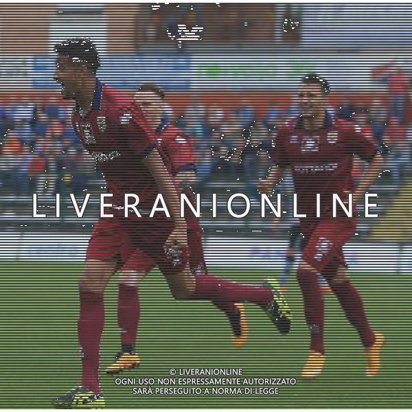 ALESSANDRIA - REGGIANA CAMPIONATO CALCIO LEGA PRO 30 APRILE 2016 NELLA FOTO ESULTANZA DOPO IL GOL DI ARMA ©GS / AGENZIA ALDO LIVERANI SAS
