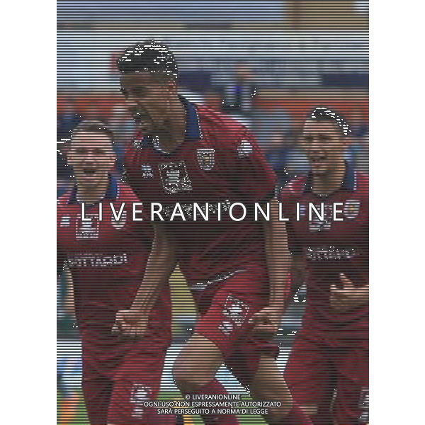 ALESSANDRIA - REGGIANA CAMPIONATO CALCIO LEGA PRO 30 APRILE 2016 NELLA FOTO ESULTANZA DOPO IL GOL DI ARMA ©GS / AGENZIA ALDO LIVERANI SAS