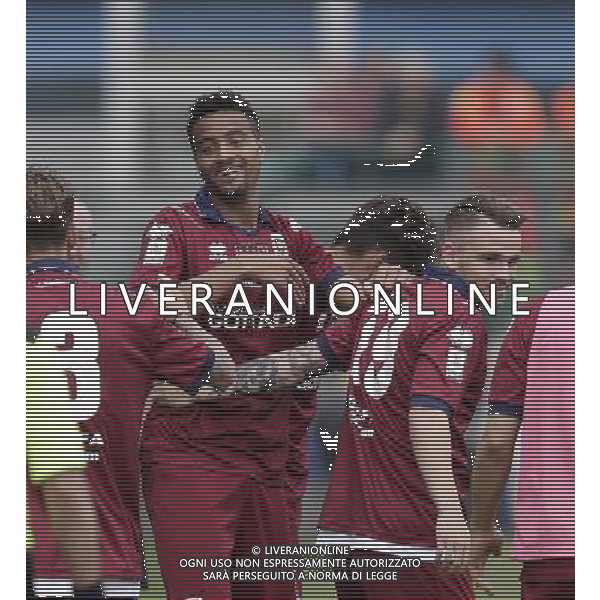 ALESSANDRIA - REGGIANA CAMPIONATO CALCIO LEGA PRO 30 APRILE 2016 NELLA FOTO ESULTANZA DOPO IL GOL DI ARMA ©GS / AGENZIA ALDO LIVERANI SAS
