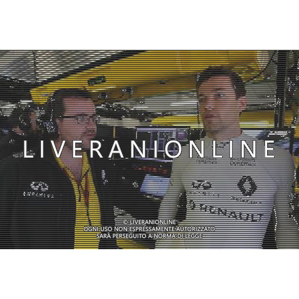 Julien Simon-Chautemps (FRA), Renault Sport F1 Team and Jolyon Palmer (GBR), Renault Sport F1 Team 30.04.2016. Formula 1 World Championship, Rd 4, Russian Grand Prix, Sochi Autodrom, Sochi, Russia, Qualifying Day. AG ALDO LIVERANI SAS ONLY ITALY
