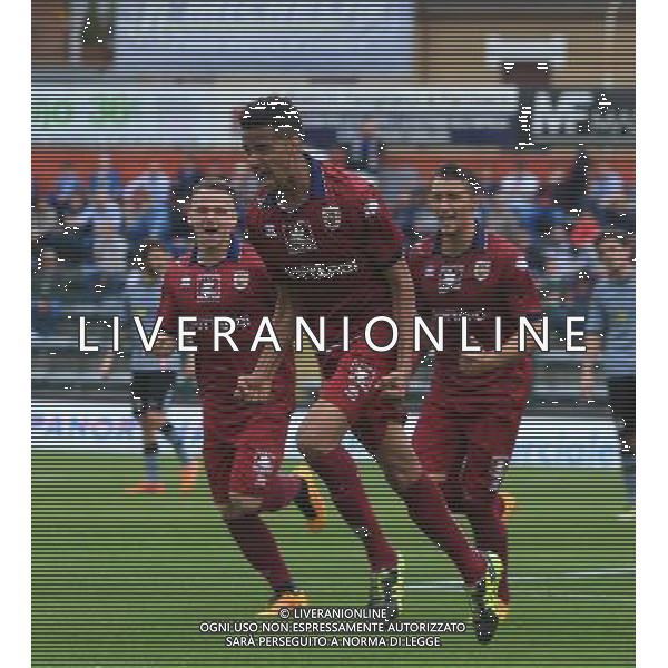 ALESSANDRIA - REGGIANA CAMPIONATO CALCIO LEGA PRO 30 APRILE 2016 NELLA FOTO ESULTANZA DOPO IL GOL DI ARMA ©GS / AGENZIA ALDO LIVERANI SAS
