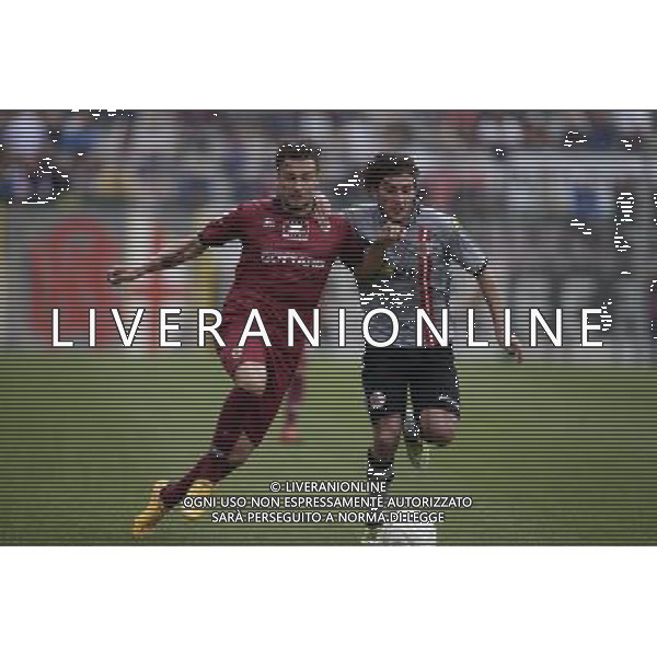 ALESSANDRIA - REGGIANA CAMPIONATO CALCIO LEGA PRO 30 APRILE 2016 NELLA FOTO MOGOS E MANFRIN ©GS / AGENZIA ALDO LIVERANI SAS