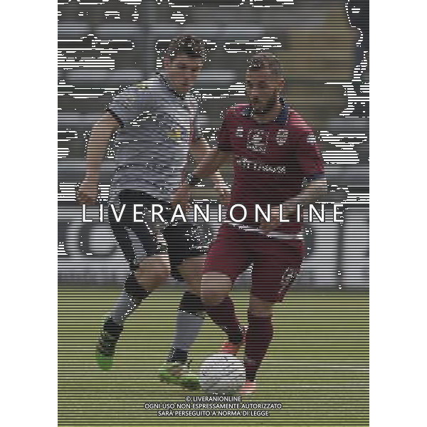 ALESSANDRIA - REGGIANA CAMPIONATO CALCIO LEGA PRO 30 APRILE 2016 NELLA FOTO NICCA E SIEGA ©GS / AGENZIA ALDO LIVERANI SAS
