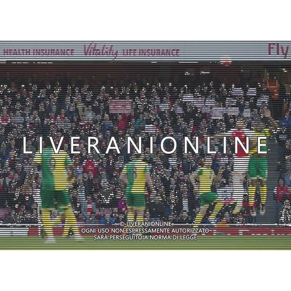 Arsenal fans hold banners up during the game saying \'Time for Change\' in protest at the current management team Photographer Craig Mercer/CameraSport Football - Barclays Premiership - Arsenal v Norwich City - Saturday 30th April 2016 - Emirates stadium - London © CameraSport - 43 Linden Ave. Countesthorpe. Leicester. England. LE8 5PG - Tel: +44 (0) 116 277 4147 - admin@camerasport.com - www.camerasport.com AG ALDO LIVERANI SAS ONLY ITALY