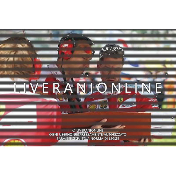 Sebastian Vettel (GER) Ferrari on the grid. 01.05.2016. Formula 1 World Championship, Rd 4, Russian Grand Prix, Sochi Autodrom, Sochi, Russia, Race Day. AG ALDO LIVERANI SAS ONLY ITALY