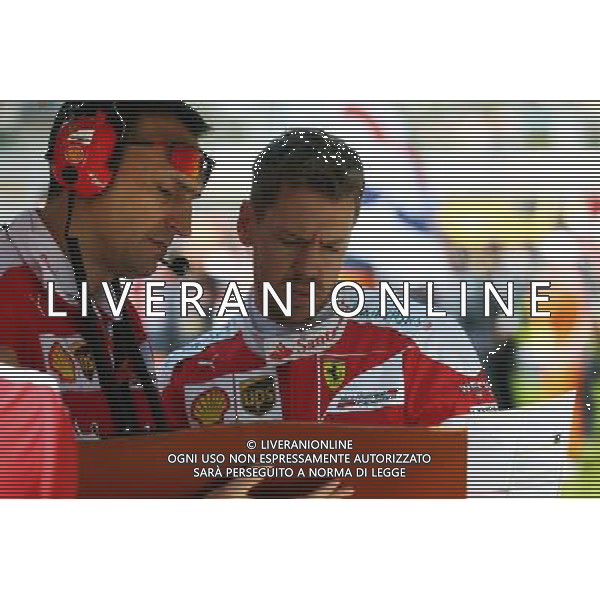 Sebastian Vettel (GER) Ferrari on the grid. 01.05.2016. Formula 1 World Championship, Rd 4, Russian Grand Prix, Sochi Autodrom, Sochi, Russia, Race Day. AG ALDO LIVERANI SAS ONLY ITALY