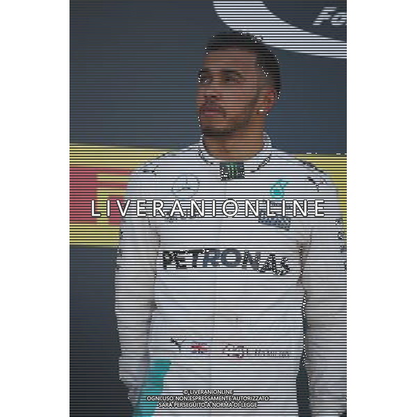 2nd place Lewis Hamilton (GBR) Mercedes Petronas AMG F1. 01.05.2016. Formula 1 World Championship, Rd 4, Russian Grand Prix, Sochi Autodrom, Sochi, Russia, Race Day. AG ALDO LIVERANI SAS ONLY ITALY