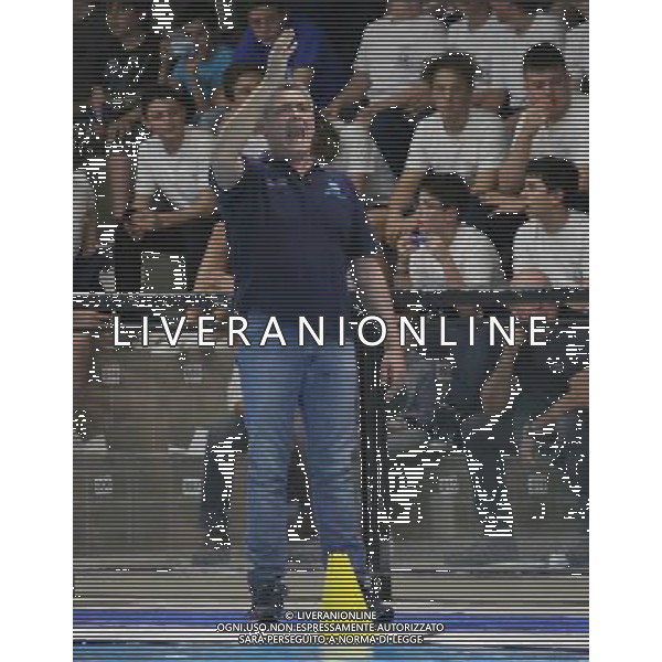 Alessandro Bovo allenatore del An Brescia,An Brescia-Sintez Kazan finale Euro Cup ,Brescia 30 aprile 2016. AG ALDO LIVERANI SAS