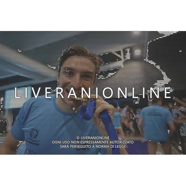 esultanza dei giocatori dell An Brescia,An Brescia-Sintez Kazan finale Euro Cup Brescia 30 aprile 2016. AG ALDO LIVERANI SAS