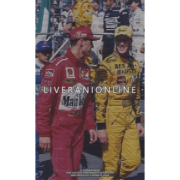 11-12-13 settembre -1998 gp monza RETROSPETTIVA MICHAEL SCHUMACHER PILOTA NELLA FOTO MICHAEL SCHUMACHER CON RALF SCHUMACHER AG ALDO LIVERANI SAS