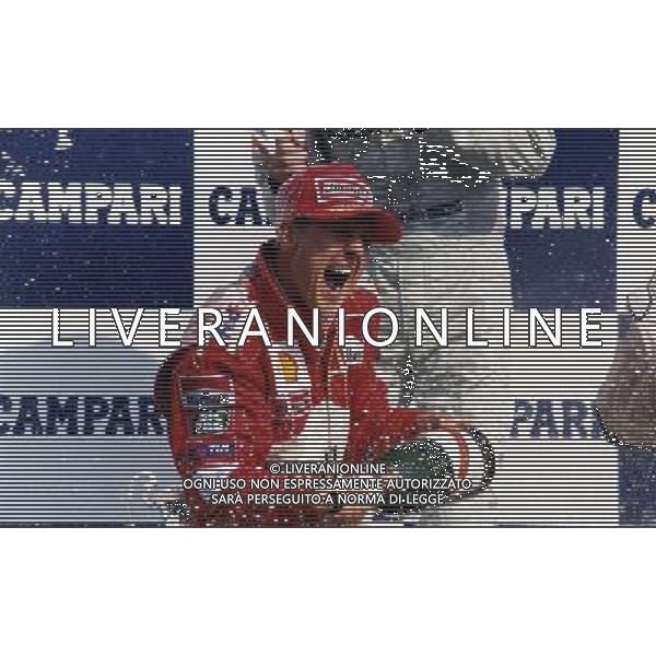 settembre 2000 -71 gp monza RETROSPETTIVA MICHAEL SCHUMACHER PILOTA NELLA FOTO MICHAEL SCHUMACHER AG ALDO LIVERANI SAS