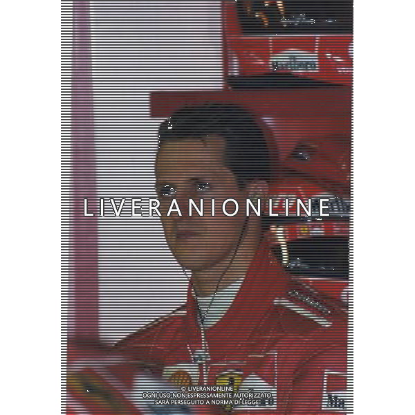 MONZA 13-14-15-09-2002 GP MONZA RETROSPETTIVA MICHAEL SCHUMACHER PILOTA NELLA FOTO MICHAEL SCHUMACHER AG ALDO LIVERANI SAS