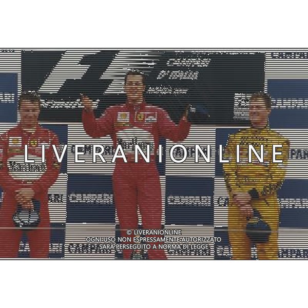 11-12-13-09-1998 69 GP MONZA RETROSPETTIVA MICHAEL SCHUMACHER PILOTA NELLA FOTO MICHAEL SCHUMACHER CON EDDIE IRVINE E RALF SCHUMACHER AG ALDO LIVERANI SAS