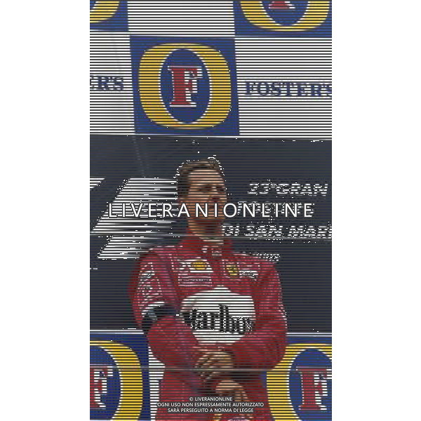 18-19-20- APRILE 2003 23 GP IMOLA RETROSPETTIVA MICHAEL SCHUMACHER PILOTA NELLA FOTO MICHAEL SCHUMACHER AG ALDO LIVERANI SAS