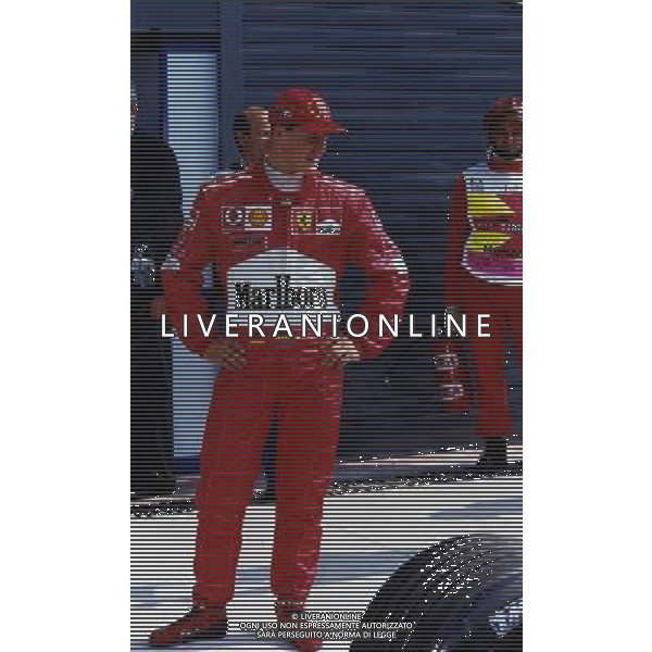 MONZA 13-14-15-09-2002 73 GP MONZA RETROSPETTIVA MICHAEL SCHUMACHER PILOTA NELLA FOTO MICHAEL SCHUMACHER AG ALDO LIVERANI SAS