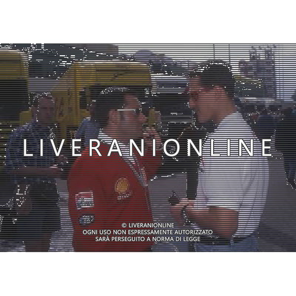 RETROSPETTIVA MICHAEL SCHUMACHER PILOTA NELLA FOTO MICHAEL SCHUMACHER CON MORBIDELLI 1997 AG ALDO LIVERANI SAS