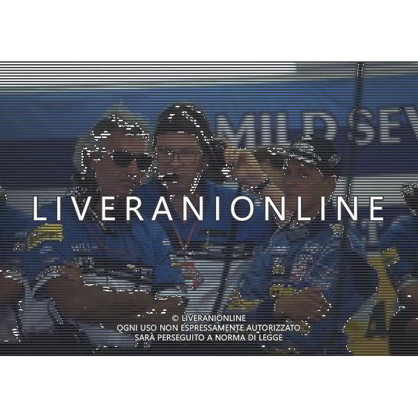 RETROSPETTIVA MICHAEL SCHUMACHER PILOTA NELLA FOTO MICHAEL SCHUMACHER CON FLAVIO BRIATORE AG ALDO LIVERANI SAS