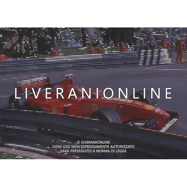 RETROSPETTIVA MICHAEL SCHUMACHER PILOTA NELLA FOTO MICHAEL SCHUMACHER NEL 1998 AG ALDO LIVERANI SAS