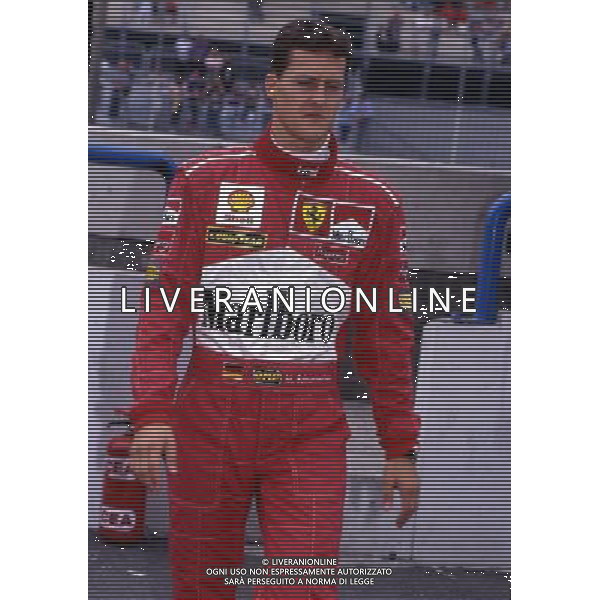 RETROSPETTIVA MICHAEL SCHUMACHER PILOTA NELLA FOTO MICHAEL SCHUMACHER NEL 1998 AG ALDO LIVERANI SAS