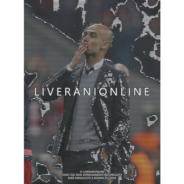 firo Fu§ball, Fussball, 03.05.2016 Uefa Champions League, CL Saison 2015/2016 Halbfinale, RŸckspiel FCB FC Bayern MŸnchen Muenchen - Atletico Madrid Jubel Torjubel, FCB Trainer Coach Pep Guardiola, kuss, Gestik, Geste $worldrights Es gelten unsere AGB, einsehbar auf www.firosportphoto.de copyright by firo sportphoto: Coesfelder Str.207 48249 DŸlmen www.firosportphoto.de mail@firosportphoto.de (V o l k s b a n k B o c h u m - W i t t e n ) IBAN DE68 4306 0129 0341 1171 00 Tel:Ê 02594 - 9916004 Fax:Ê02594 - 9916005 AG ALDO LIVERANI SAS ONLY ITALY
