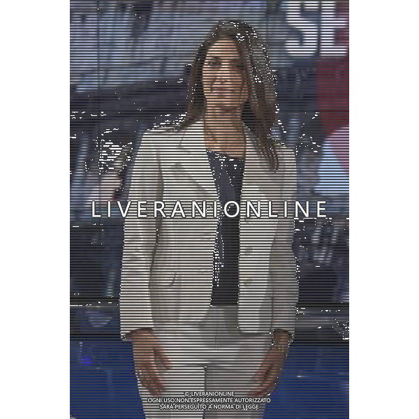 Trasmissione TV \' Porta a Porta \' - Roma - 04.05.2016 - Studi RAI Teulada - nella foto: Virginia Raggi / Ph. Corradetti - Ag. Aldo Liverani Sas/ AGENZIA ALDO LIVERANI SAS