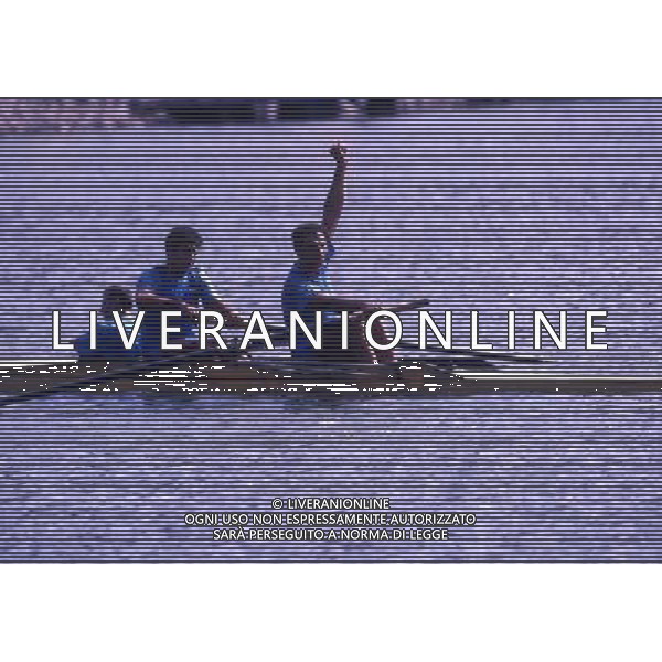 RETROSPETTIVA Giuseppe Abbagnale, Carmine Abbagnale e il timoniere Giuseppe Di Capua AG ALDO LIVERANI SAS