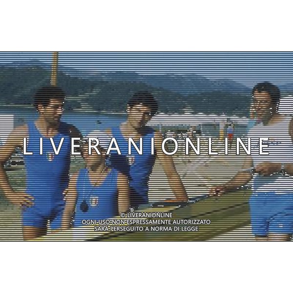 RETROSPETTIVA Giuseppe Abbagnale, Carmine Abbagnale e il timoniere Giuseppe Di Capua AG ALDO LIVERANI SAS