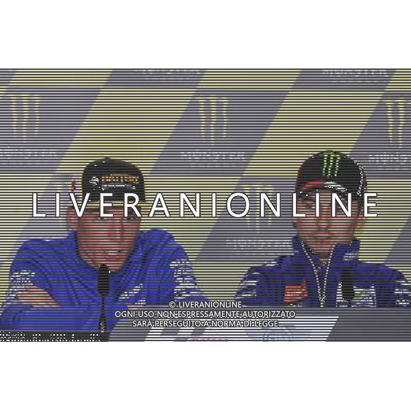 Aleix espargaro, Jorge Lorenzo, durante la conferenza stampa FOTO G. PIAZZOLLA-AG ALDO LIVERANI SAS
