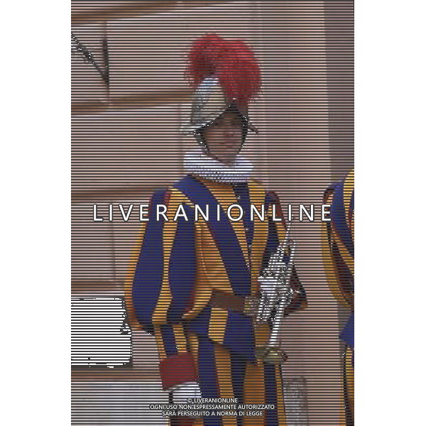 Giuramento Guardie Svizzere - Citta\' del Vaticano 06.05.2016 - nella foto: Guardia Svizzera /Ph. Corradetti - Ag. Aldo Liverani Sas/ AGENZIA ALDO LIVERANI SAS