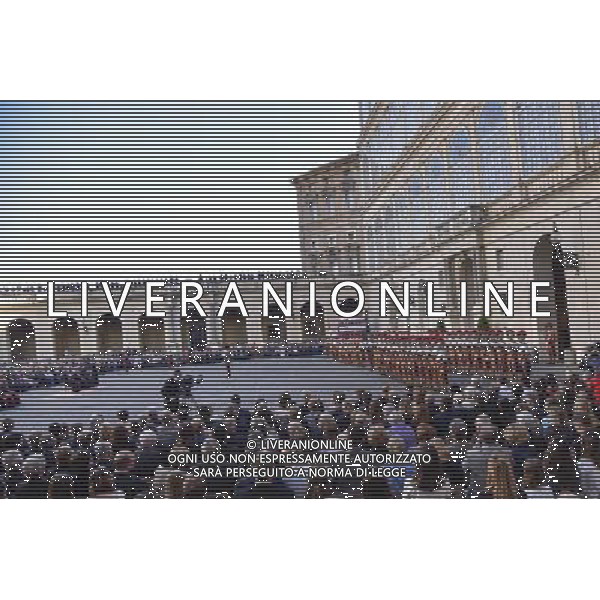Giuramento Guardie Svizzere - Citta\' del Vaticano 06.05.2016 - nella foto: La piazza del Giuramento /Ph. Corradetti - Ag. Aldo Liverani Sas/ AGENZIA ALDO LIVERANI SAS