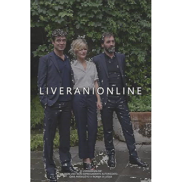 Photocall del film \' Pericle il nero \' - Roma - 07.05.2016 - nella foto: Riccardo Scamarcio Marina Fois e il regista Stefano Mordini / Ph. Corradetti - AG ALDO LIVERANI SAS