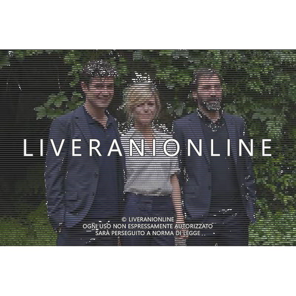 Photocall del film \' Pericle il nero \' - Roma - 07.05.2016 - nella foto: Riccardo Scamarcio Marina Fois e il regista Stefano Mordini / Ph. Corradetti - AG ALDO LIVERANI SAS