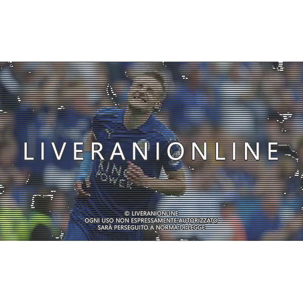 Leicester City\'s Jamie Vardy Photographer Stephen White/CameraSport Football - Barclays Premiership - Leicester City v Everton - Saturday 7th May 2016 - King Power Stadium - Leicester © CameraSport - 43 Linden Ave. Countesthorpe. Leicester. England. LE8 5PG - Tel: +44 (0) 116 277 4147 - admin@camerasport.com - www.camerasport.com AG ALDO LIVERANI SAS ONLY ITALY