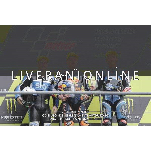 08.05.2016. Le mans France. Romano Fenati, Brad Binder, Jorge Navarro. FOTO G. PIAZZOLLA-AG ALDO LIVERANI SAS