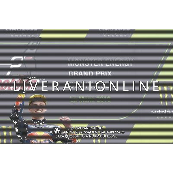 08.05.2016. Le mans France. Brad Binder (KTM RedBull) durante la gara di moto3 FOTO G. PIAZZOLLA-AG ALDO LIVERANI SAS