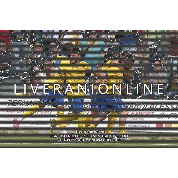 SAMMAURESE vs PARMA CALCIO 1913, Campionato di Calcio Serie D, Girone D, 08/05/2016, nella foto: L\'ESULTANZA DEL PARMA, ©Claudio Zamagni/AGENZIA ALDO LIVERANI S.A.S.