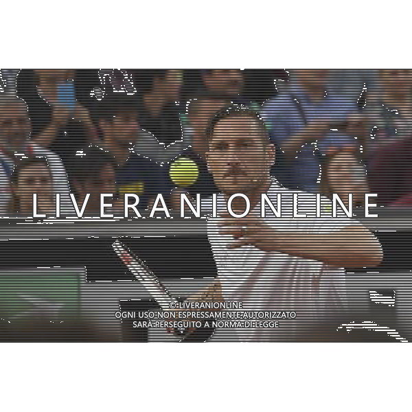 Internazionali BNL d\'Italia 2016 Roma - 09.05.2016 - Foro Italico - nella foto: Francesco Totti /Ph. Corradetti - AG ALDO LIVERANI SAS/ AGENZIA ALDO LIVERANI SAS