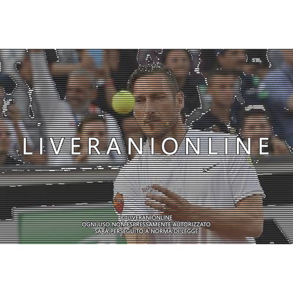 Internazionali BNL d\'Italia 2016 Roma - 09.05.2016 - Foro Italico - nella foto: Francesco Totti /Ph. Corradetti - AG ALDO LIVERANI SAS/ AGENZIA ALDO LIVERANI SAS