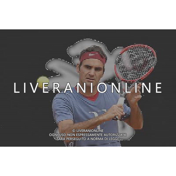 Internazionali BNL d\'Italia 2016 Roma - 11.05.2016 - Foro Italico - nella foto: Roger Federer in allenamento /Ph. Corradetti - AGENZIA ALDO LIVERANI SAS