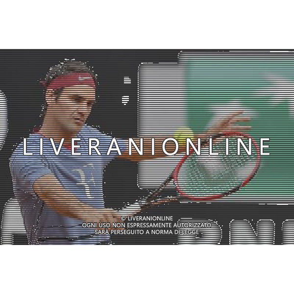 Internazionali BNL d\'Italia 2016 Roma - 11.05.2016 - Foro Italico - nella foto: Roger Federer in allenamento /Ph. Corradetti - AGENZIA ALDO LIVERANI SAS