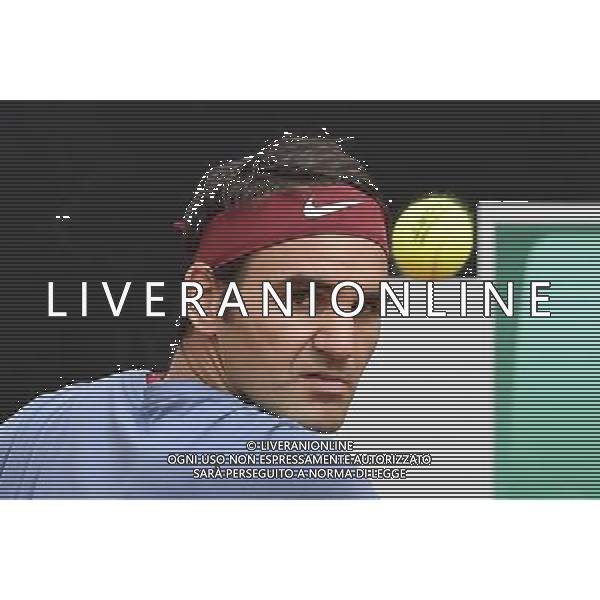 Internazionali BNL d\'Italia 2016 Roma - 11.05.2016 - Foro Italico - nella foto: Roger Federer in allenamento /Ph. Corradetti - AGENZIA ALDO LIVERANI SAS
