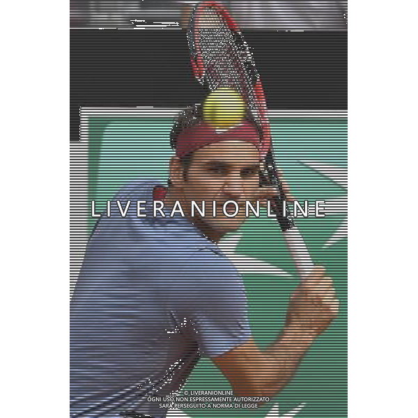 Internazionali BNL d\'Italia 2016 Roma - 11.05.2016 - Foro Italico - nella foto: Roger Federer in allenamento /Ph. Corradetti - AGENZIA ALDO LIVERANI SAS