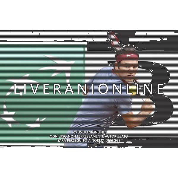 Internazionali BNL d\'Italia 2016 Roma - 11.05.2016 - Foro Italico - nella foto: Roger Federer in allenamento /Ph. Corradetti - AGENZIA ALDO LIVERANI SAS