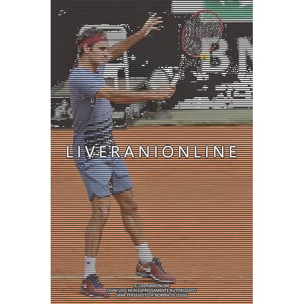 Internazionali BNL d\'Italia 2016 Roma - 11.05.2016 - Foro Italico - nella foto: Roger Federer in allenamento /Ph. Corradetti - AGENZIA ALDO LIVERANI SAS