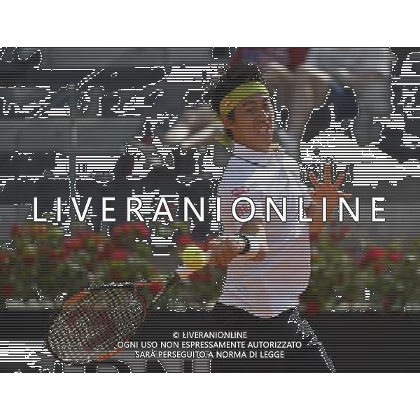Internazionali BNL d\'Italia 2016 Roma - 10.05.2016 - Foro Italico - nella foto: Kei Nishikori /Ph. Corradetti - AGENZIA ALDO LIVERANI SAS