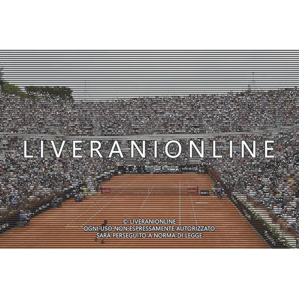 Internazionali BNL d\'Italia 2016 Roma - 11.05.2016 - Foro Italico - nella foto: Panoramica del Centrale durante l\'incontro di Roger Federer /Ph. Corradetti - AGENZIA ALDO LIVERANI SAS